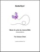 Butterflyin Unison choral sheet music cover